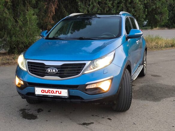 2012 Kia Sportage III, синий, 1350000 рублей