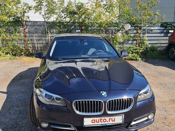2014 BMW 5 серии 520i VI (F10/F11/F07) Рестайлинг, синий, 1650000 рублей