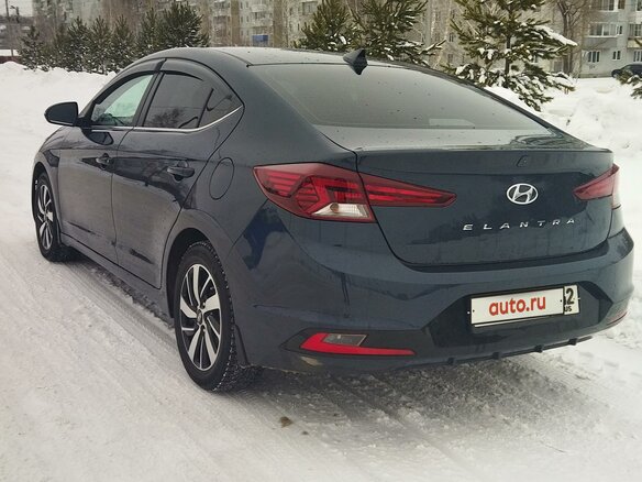 2019 Hyundai Elantra VI (AD) Рестайлинг, синий, 1835000 рублей - вид 9