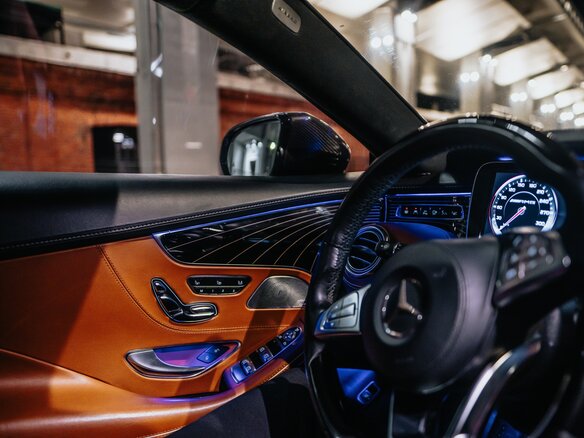 2015 Mercedes-Benz S-Класс AMG 63 AMG III (W222, C217), синий, 6700000 рублей - вид 20