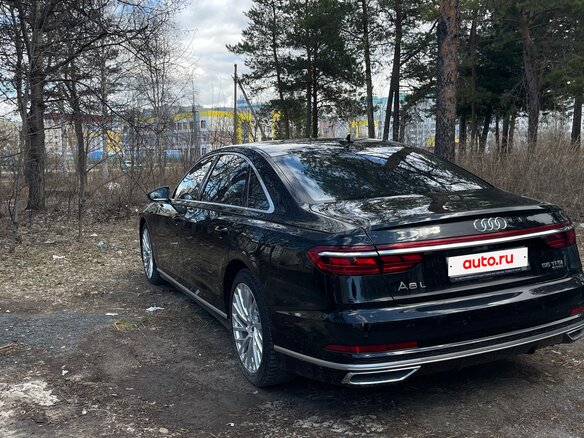 2020 Audi A8 Long 55 TFSI IV (D5), чёрный, 7500000 рублей - вид 5