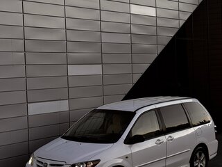 2006 Mazda MPV II (LW) Рестайлинг, белый, 870000 рублей, вид 2