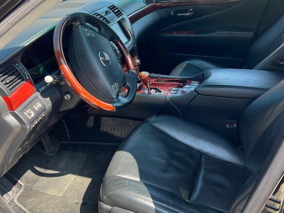 2008 Lexus LS Long 600h L IV, чёрный, 1650000 рублей - вид 7