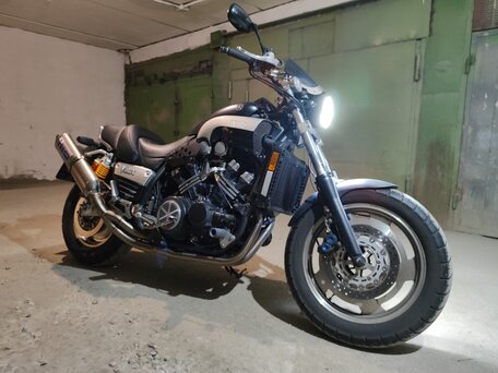 2002 Yamaha V-Max 1200, чёрный, 420000 рублей, вид 5