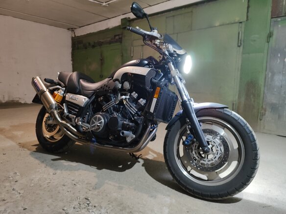 2002 Yamaha V-Max 1200, чёрный, 420000 рублей - вид 4