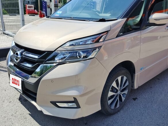 2017 Nissan Serena S-Hybrid V (C27), бежевый - вид 1