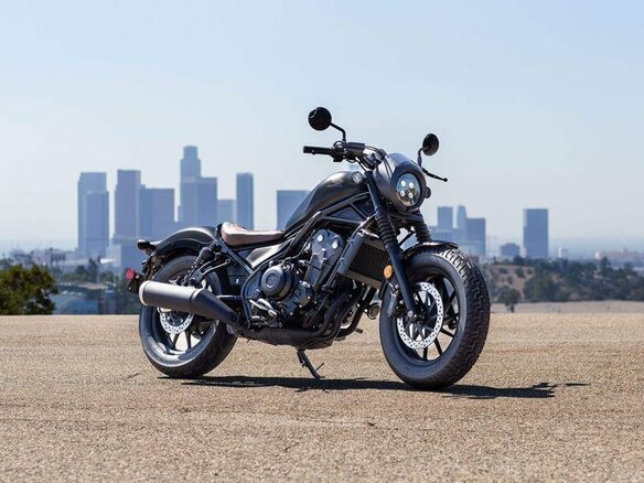 2021 Honda Rebel 500, чёрный - вид 1