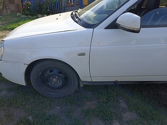 2009 Lada (ВАЗ) Priora I, белый, 340000 рублей - вид 1