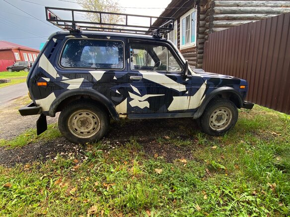 1989 Lada (ВАЗ) 2121 (4x4) I, синий, 180000 рублей - вид 6
