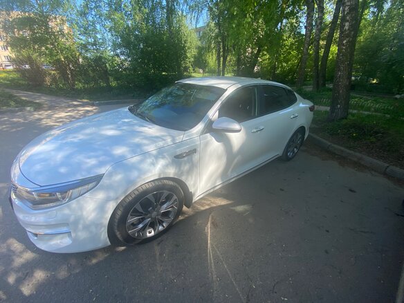 2017 Kia Optima IV, белый, 1600000 рублей - вид 4