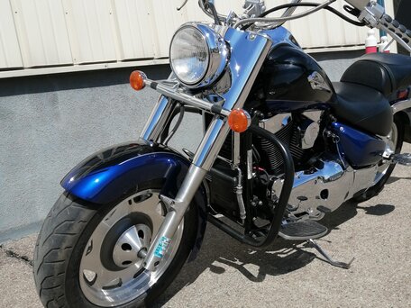 2000 Suzuki Intruder VL 1500 LC, синий, 600000 рублей, вид 5