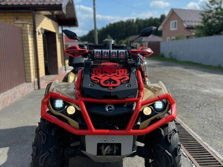 2019 BRP Can-Am Outlander X MR 1000R, золотистый, 1999999 рублей, вид 1