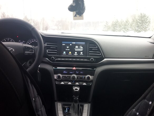 2019 Hyundai Elantra VI (AD) Рестайлинг, синий, 1835000 рублей