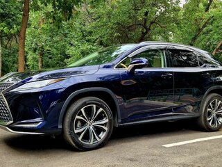 2021 Lexus RX 350 IV Рестайлинг, синий, 6000000 рублей, вид 5
