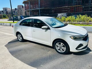 2021 Volkswagen Polo VI, белый, 1900000 рублей, вид 2