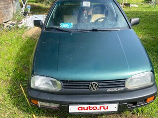 1995 Volkswagen Golf III, зелёный, 100000 рублей, вид 1