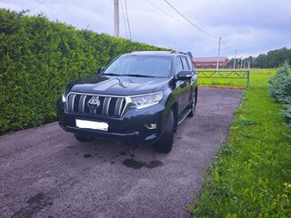 2019 Toyota Land Cruiser Prado 150 Series Рестайлинг 2, чёрный, 5800000 рублей, вид 2
