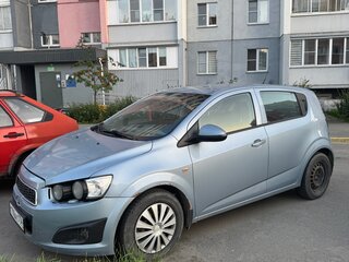 2012 Chevrolet Aveo II, голубой, 510000 рублей, вид 1