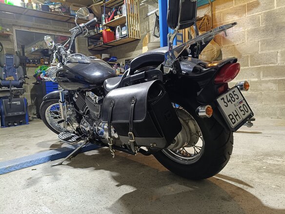 2004 Yamaha XVS400 Drag Star, чёрный, 380000 рублей - вид 4