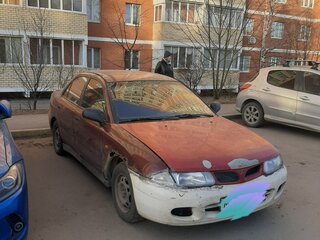 1998 Mitsubishi Carisma I, фиолетовый, 135000 рублей, вид 2
