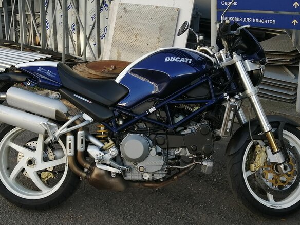 2003 Ducati Monster S4, синий - вид 11