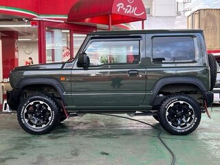 2019 Suzuki Jimny Kei car IV, зелёный, 920000 рублей, вид 3