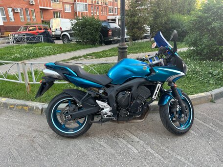 2009 Yamaha FZ6, синий, 450000 рублей, вид 4