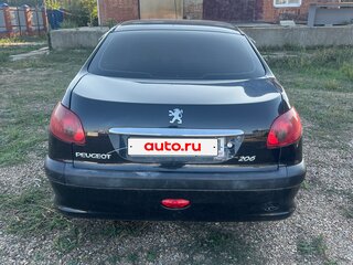 2007 Peugeot 206, чёрный, 410000 рублей, вид 4