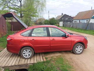 2022 Lada (ВАЗ) Granta I Рестайлинг, красный, 830000 рублей, вид 2