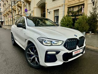 2021 BMW X6 30d III (G06), белый, 9350000 рублей, вид 1