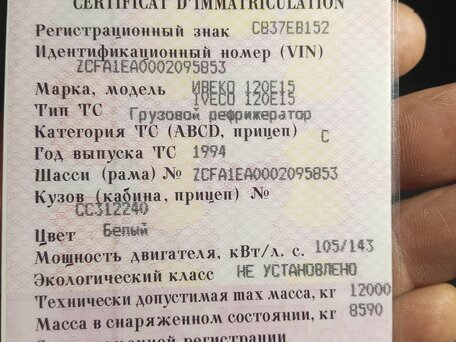 1994 Iveco Daily, белый, 900000 рублей, вид 5