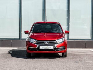 2020 Lada (ВАЗ) Granta I Рестайлинг, красный, 670000 рублей, вид 3