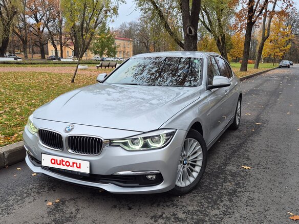 2017 BMW 3 серии 318i VI (F3x) Рестайлинг, серебристый, 1700000 рублей