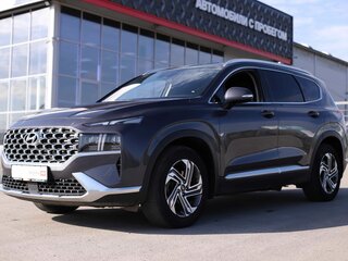 2021 Hyundai Santa Fe IV Рестайлинг, синий, 3432000 рублей, вид 1