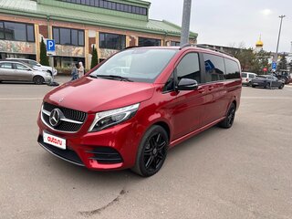 2022 Mercedes-Benz V-Класс Extra Long 300 d экстра длинный III (W447) Рестайлинг, пурпурный, 8650000 рублей, вид 2