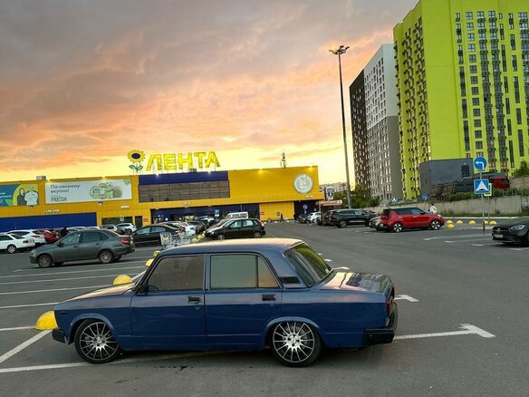 2007 Lada (ВАЗ) 2107, синий, 200000 рублей - вид 9