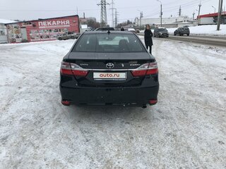 2016 Toyota Camry VII (XV50) Рестайлинг, чёрный, 1800000 рублей, вид 2