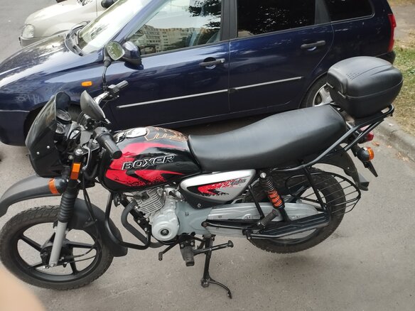 2024 Bajaj Boxer BM 125, чёрный, 125000 рублей - вид 5