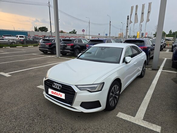 2020 Audi A6 45 TFSI V (C8), белый, 3450000 рублей - вид 2