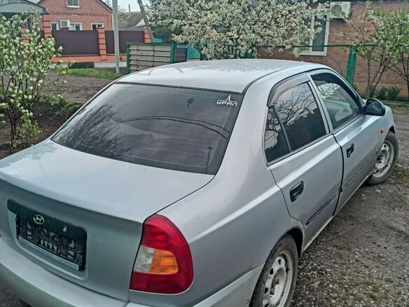 2008 Hyundai Accent ТагАЗ II, серебристый, 340000 рублей - вид 2