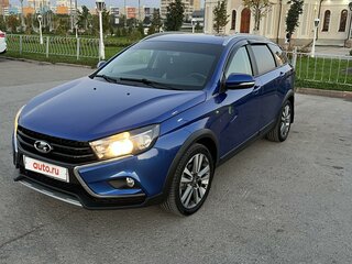 2020 Lada (ВАЗ) Vesta SW I, синий, 1050000 рублей, вид 2