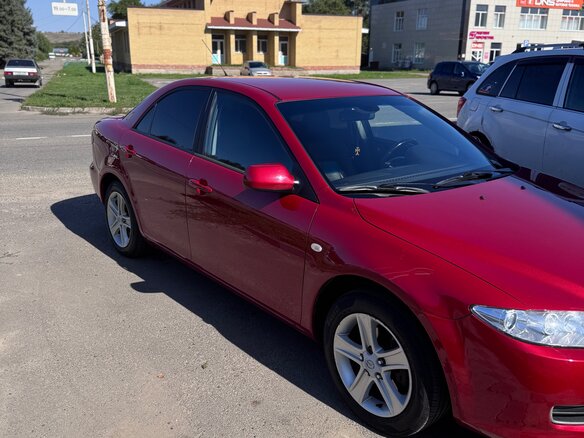 2006 Mazda 6 I (GG) Рестайлинг, красный, 550000 рублей - вид 4