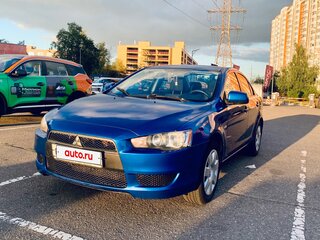 2008 Mitsubishi Lancer X, синий, 650000 рублей, вид 2