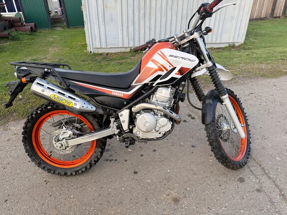 2019 Yamaha XT250 Serow, оранжевый, 400000 рублей - вид 7
