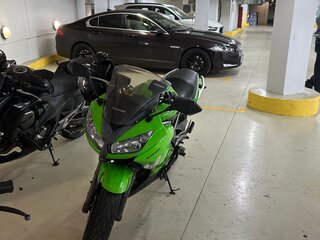2009 Kawasaki ER-6F (Ninja 650R), зелёный, 200000 рублей, вид 1