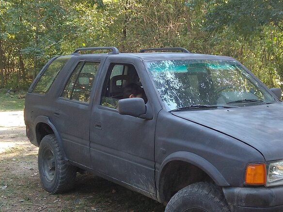 1993 Opel Frontera A, пурпурный, 380000 рублей - вид 13