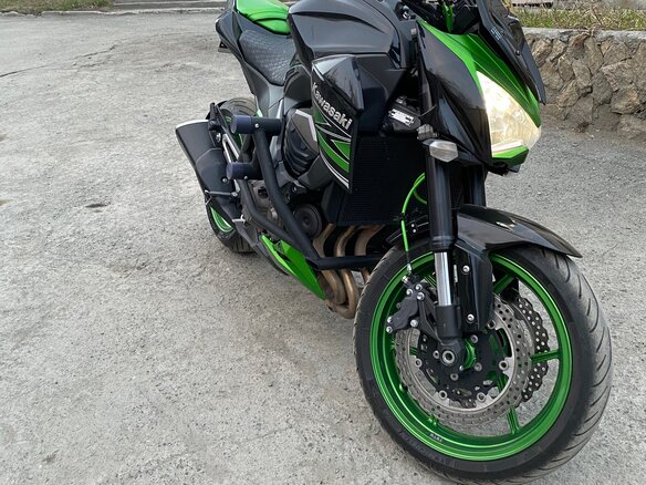 2012 Kawasaki Z 800, зелёный, 700000 рублей - вид 3