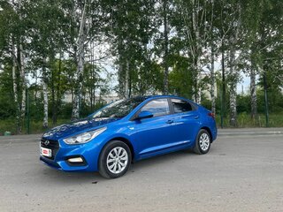 2019 Hyundai Solaris II, синий, 1150000 рублей, вид 1