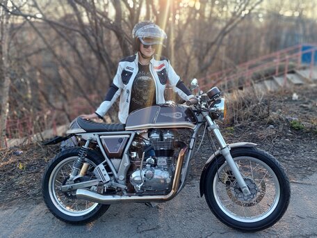 2014 Royal Enfield Continental GT, коричневый, 599000 рублей, вид 1