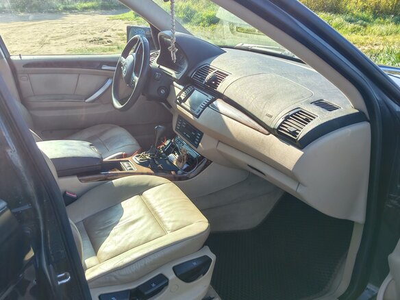 2003 BMW X5 3.0i I (E53), чёрный, 800000 рублей - вид 15